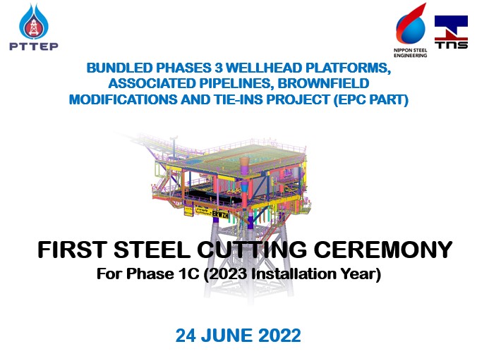 พิธีไหว้ศาลและ 1st Steel Cut โครงการ Bundled 3 G1/G2 Phase 1C